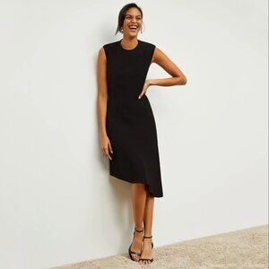 MM LaFleur Black Asymmetrical Hem Dress (NWT)